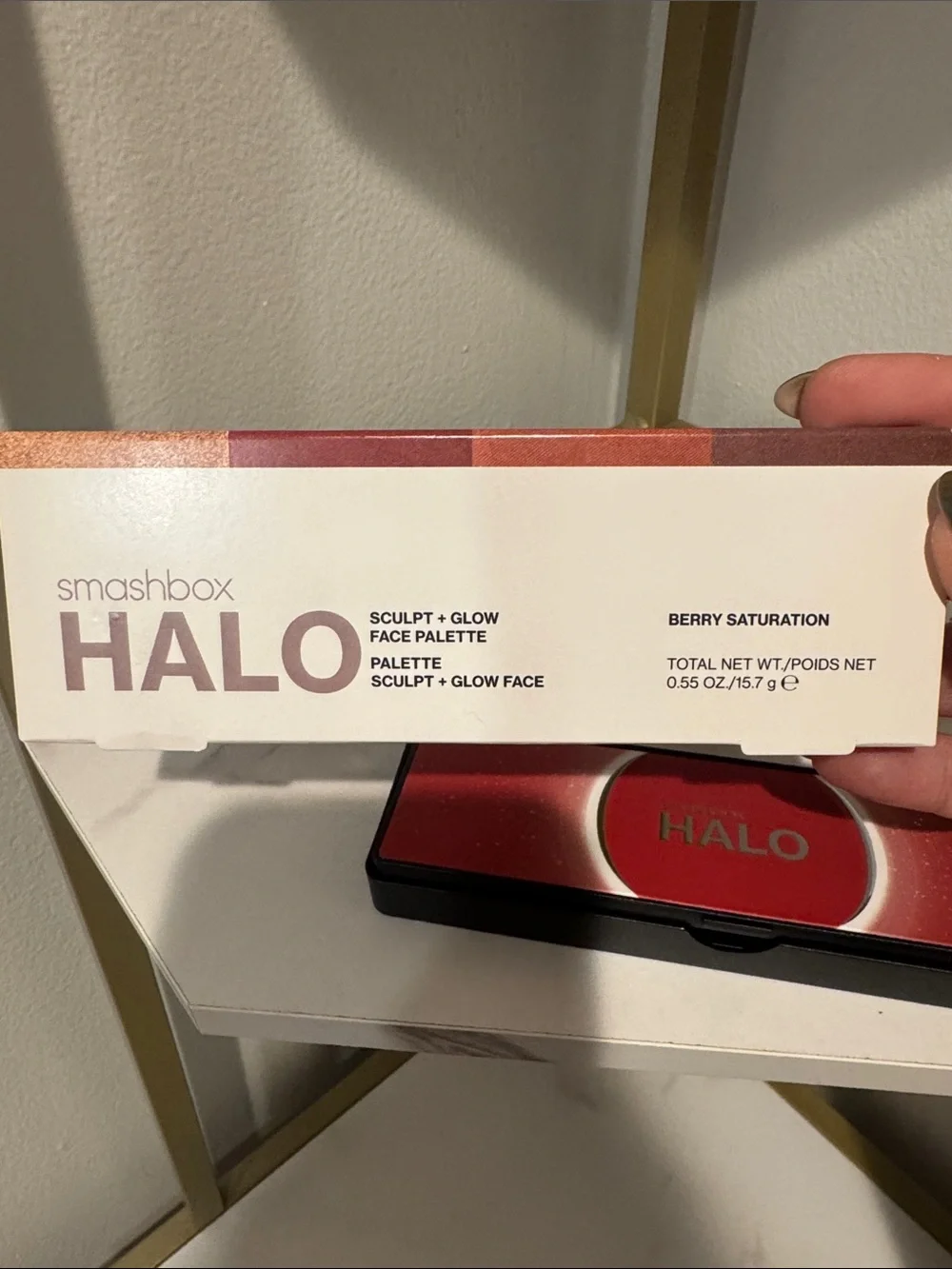Smashbox Halo Sculpt + Glow Contour, Blush + Highlighter Palette With Vitamin E